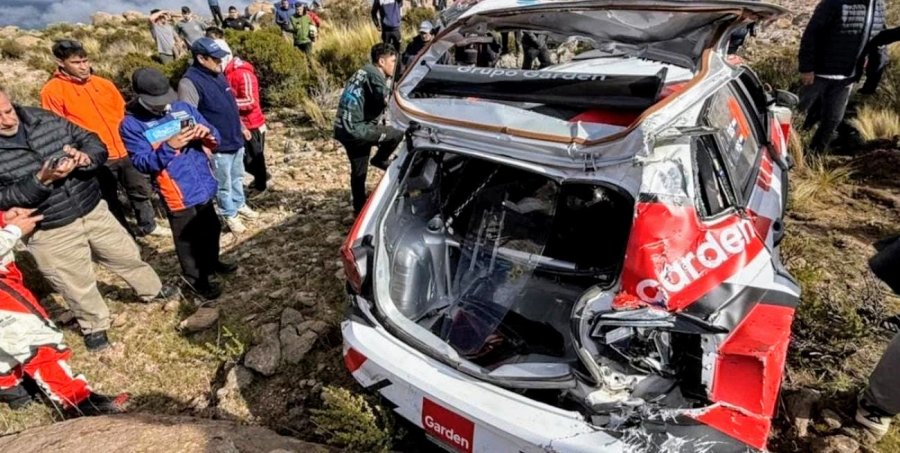 Tragedia en el Rally Sudamericano en Córdoba: murió un espectador tras el despiste de un auto en Mina Clavero